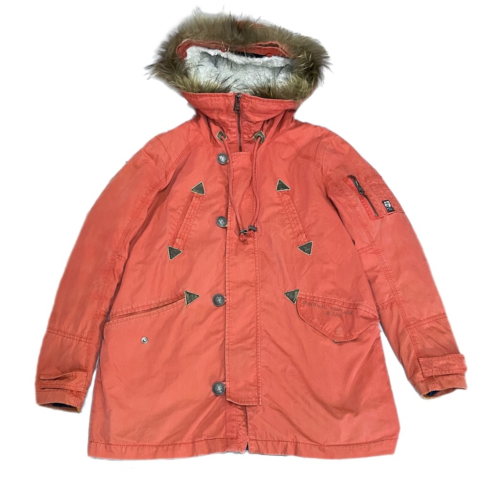 Buckaroo Original Vintage Faux Fur Hooded Insulated Jacket Women’s Size Medium